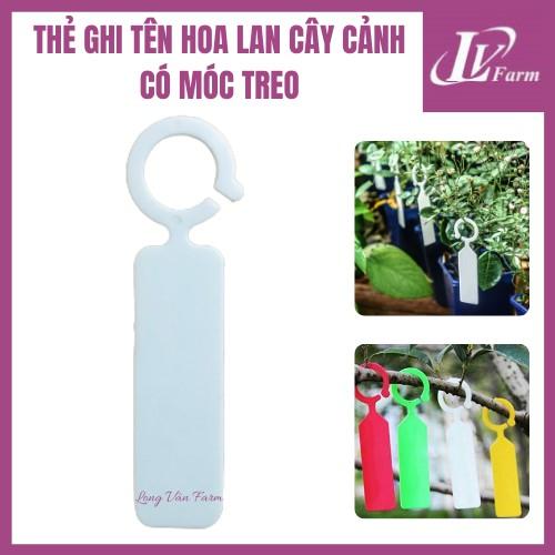 THẺ GHI TÊN LAN - Thẻ Nhựa Ghi Tên, Đánh Dấu Có Quai Móc Dùng Cho Hoa Lan, Cây Cảnh