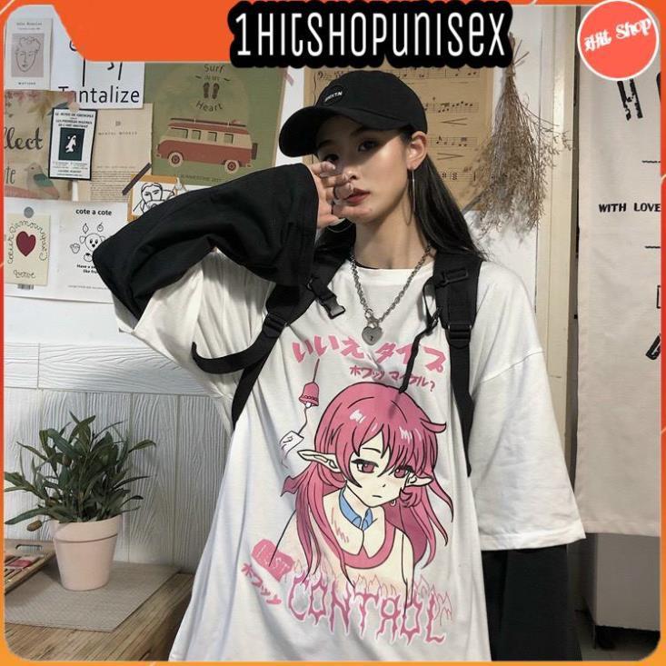 Áo thun unisex 1HITSHOP áo thun nam nữ tay lỡ unisex form rộng phong cách ulzzang Pi fashion