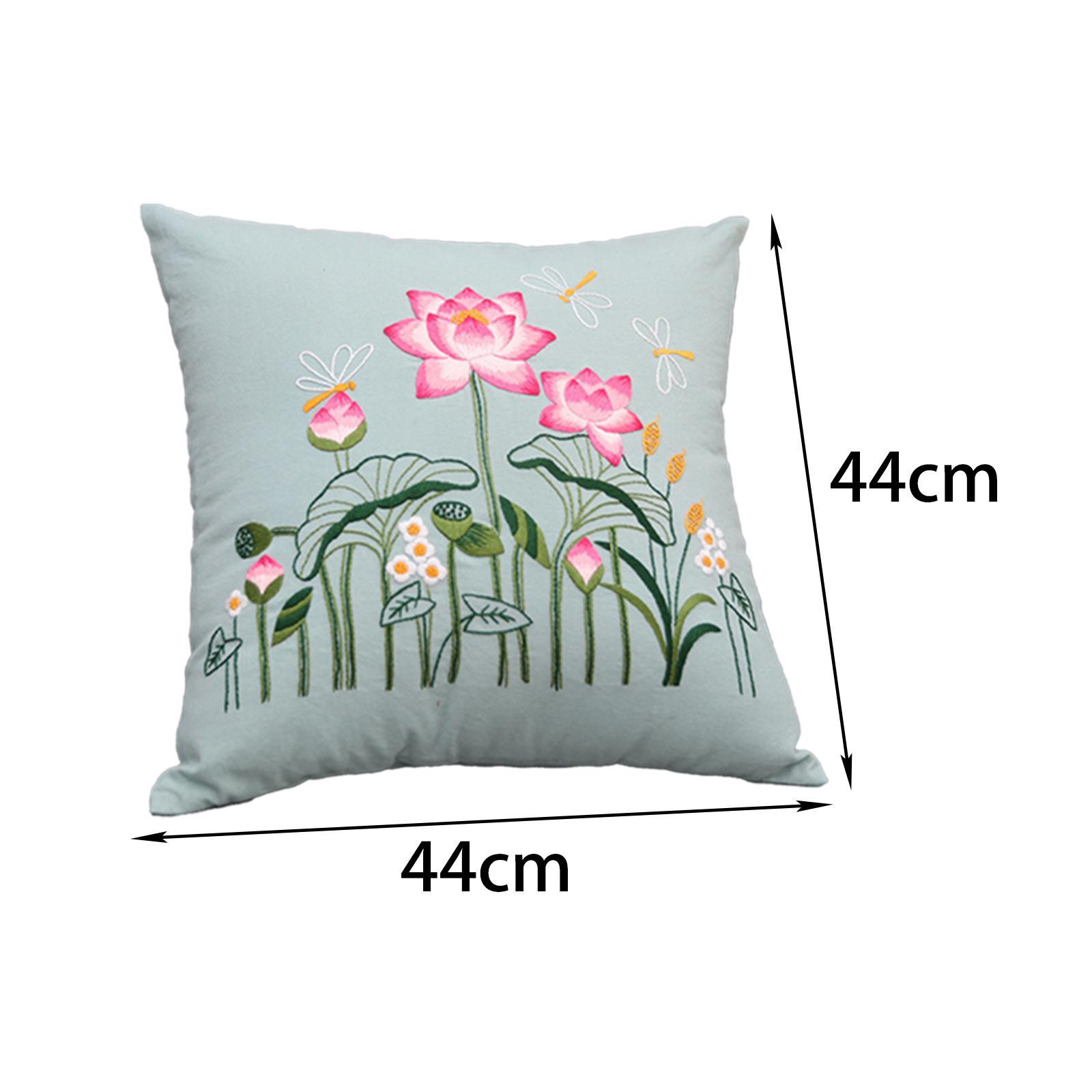 pillow cover crafts women adult embroidery kit Style A