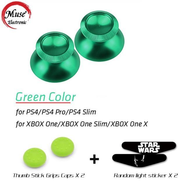 Bộ Nút Bấm Hình Nấm Bằng Kim Loại Thay Thế Cho Tay Cầm Chơi Game Ps4 / Ps Slim / Ps4 Pro / Xbox One S / Xbox One X