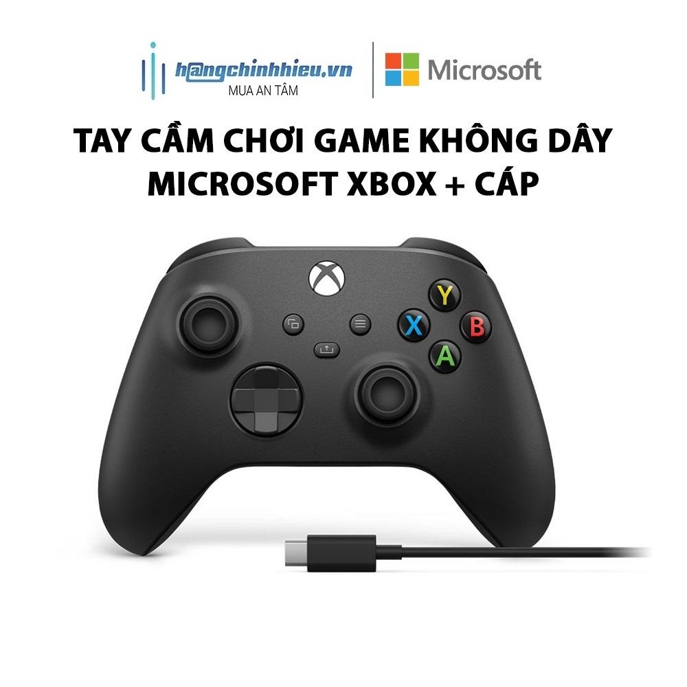 Tay cầm chơi Game không dây Microsoft Xbox + Cáp USB-C, series X/S Hàng chính hãng