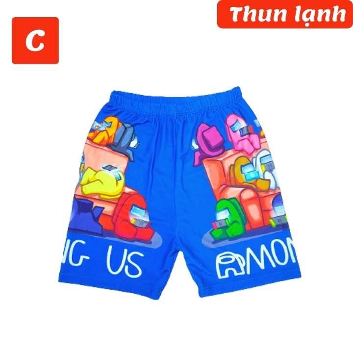 Quần áo trẻ em béo phì hình Among US từ 11-55kg - chất thun cotton 4 chiều-Hương Nhiên