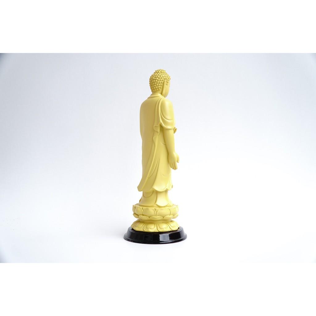 Tượng Phật A Di Đà đứng vàng đất - Cao 25cm