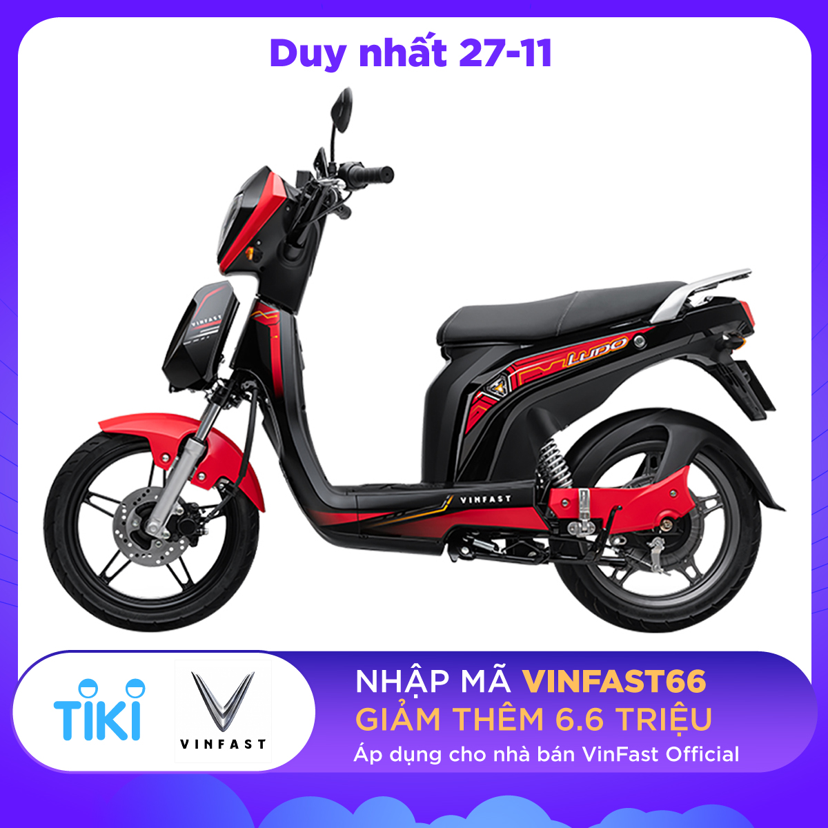 Xe máy điện VinFast Ludo