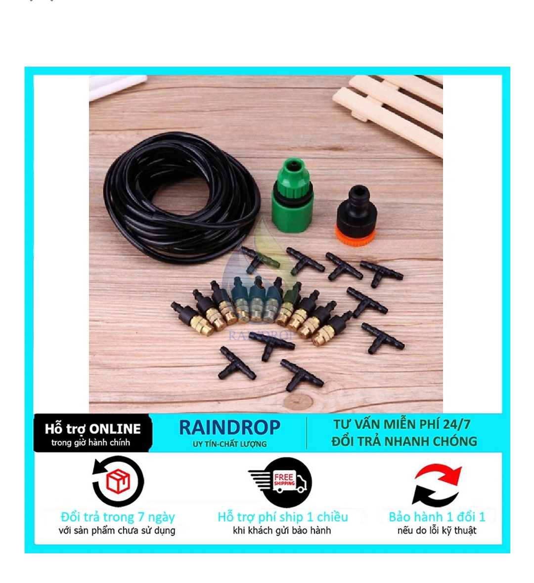 Bộ KIT Phun Sương Tưới Cây 20 Béc Bằng Đồng Cao Cấp