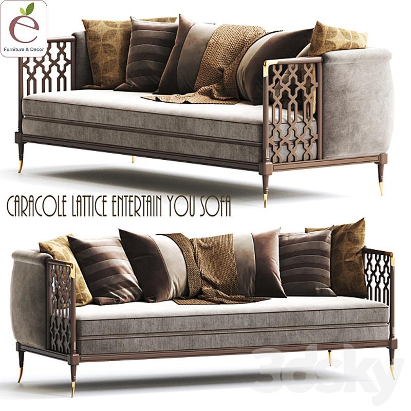 Sofa Chawoo (Lattice) - Sofa nan gỗ, đan mây tự nhiên. Hàng gia công tỉ mỉ, chất lượng xuất khẩu. Bảo hành 12 tháng.