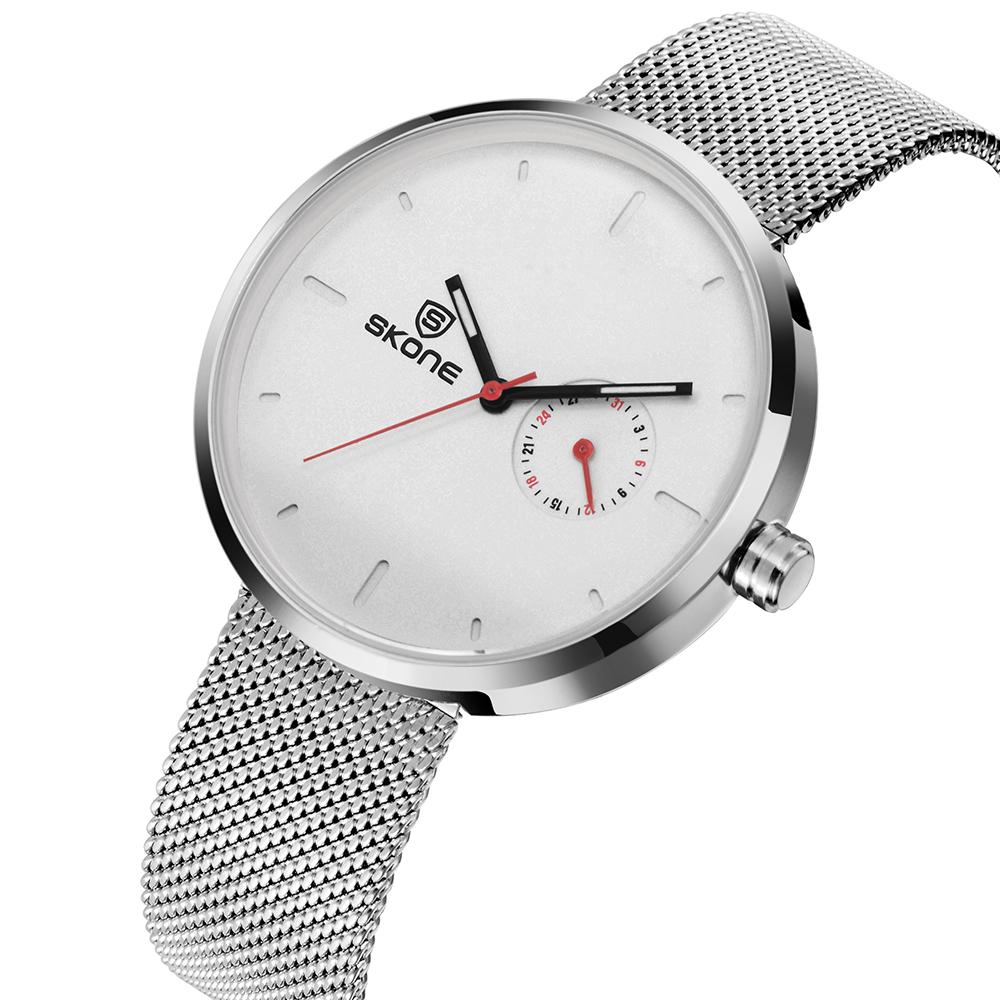 Đồng hồ đeo tay nữ SKONE bằng thép không gỉ chống nước