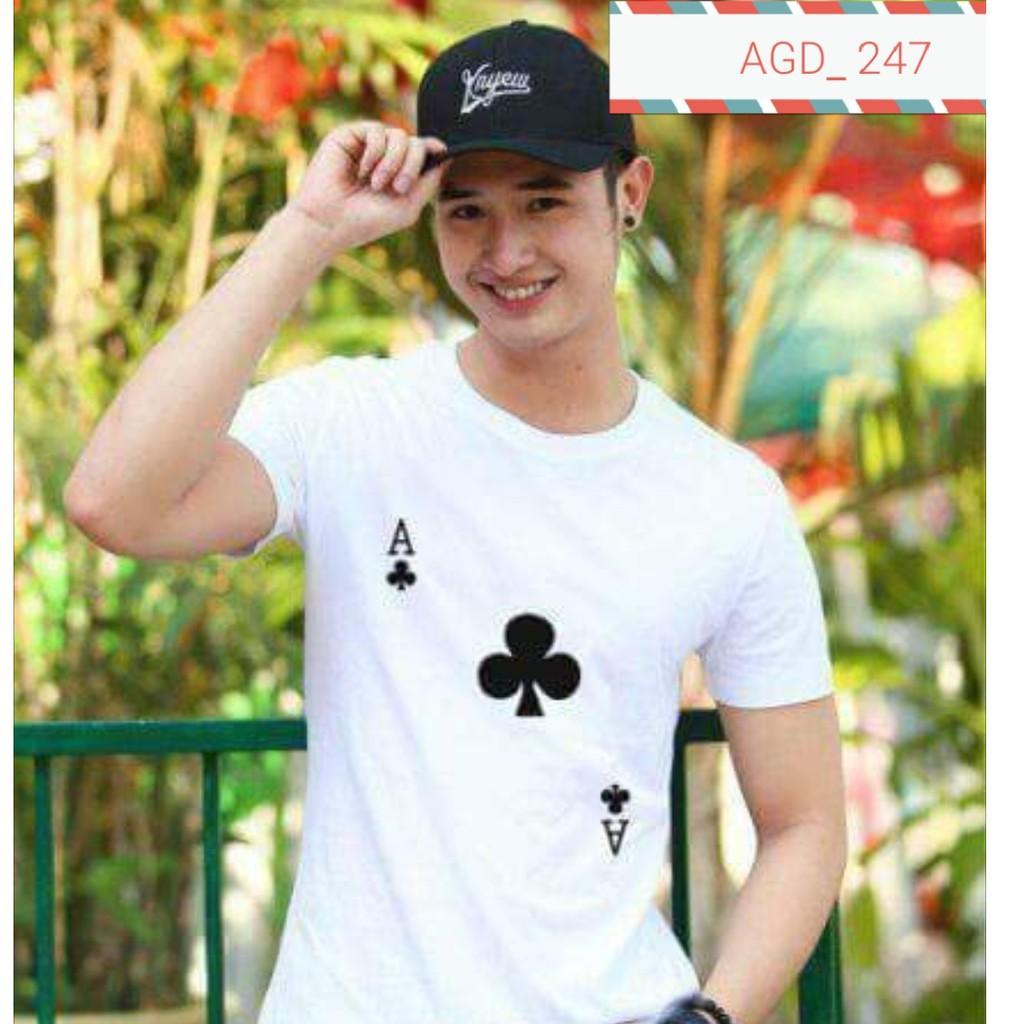 Áo thun mẫu bộ bài - MÃ AGD 247