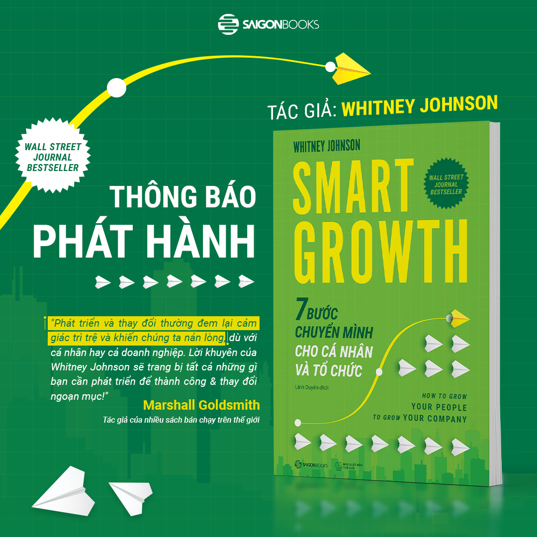 Sách - Smart Growth – 7 Bước Chuyển Mình Cho Cá Nhân Và Tổ Chức