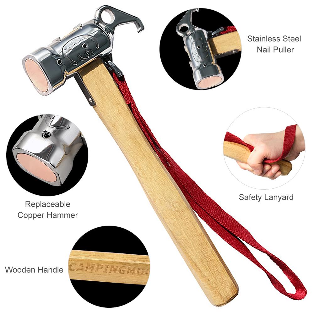 Búa đóng đinh vào các dụng cụ đa chức năng