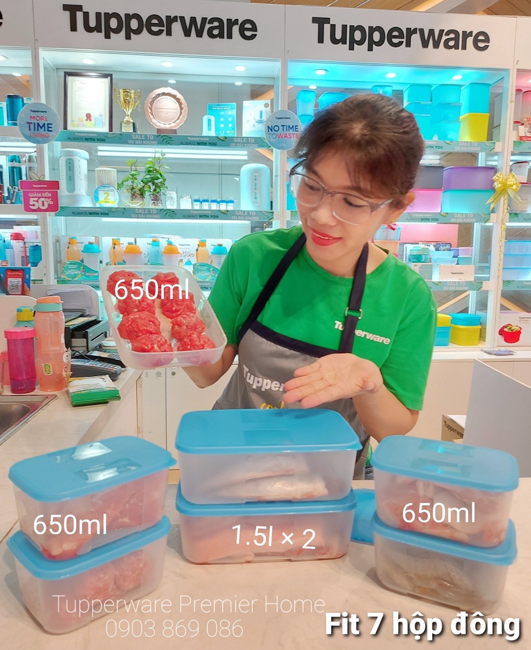 Bộ hộp trữ đông Freezermate Fit Set 7 hộp