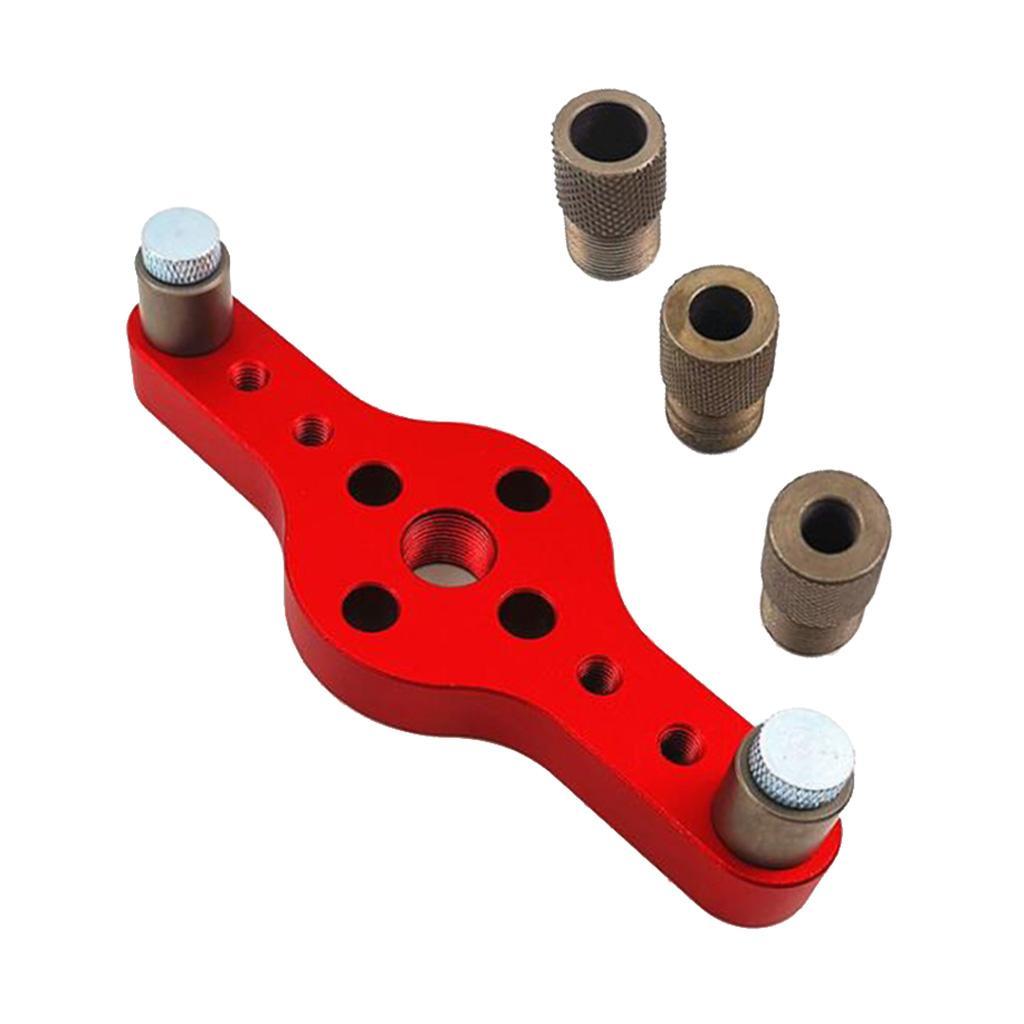 2 Set Wood Dowel Hole Drilling Guide Circular Wood Puncher Locator Woodworking