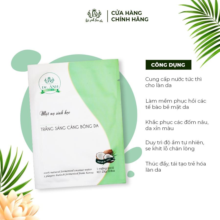 Mặt nạ dừa Dr. ánh Hồi sinh làn da dành cho da dầu, mụn - Giúp da căng bóng
