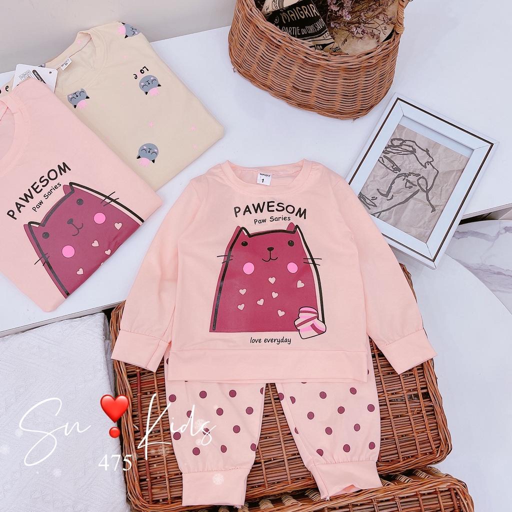 Bộ dài tay chất cotton cho bé