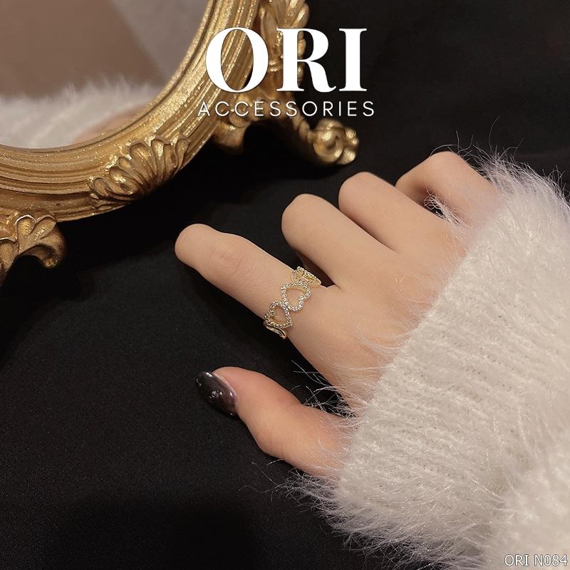 Nhẫn nữ tình yêu Erica đính đá thời trang ORI ACCESSORIES N084