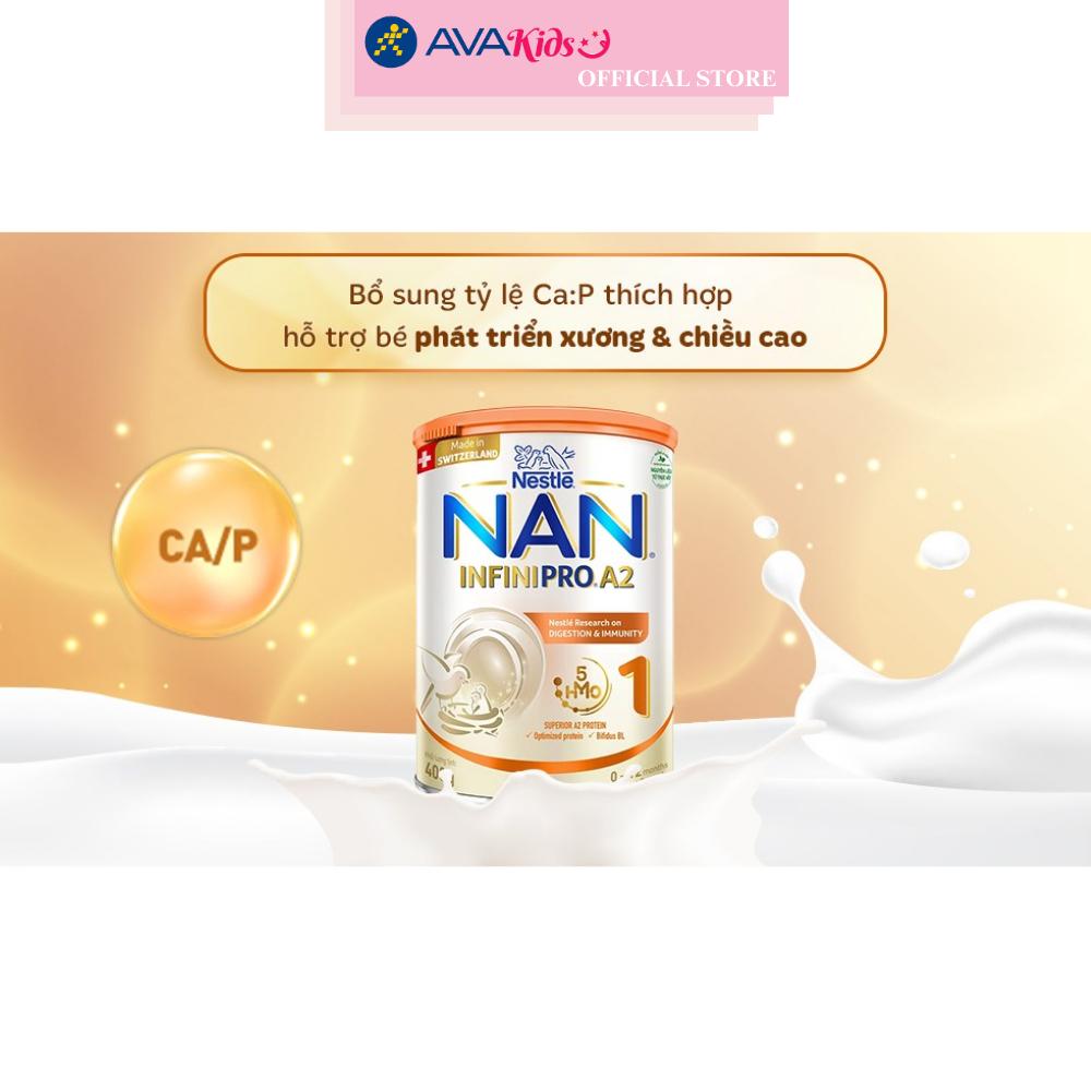 Sữa bột NAN InfiniPro A2 số 1 (đạm quý A2) 400g (0 - 12 tháng)