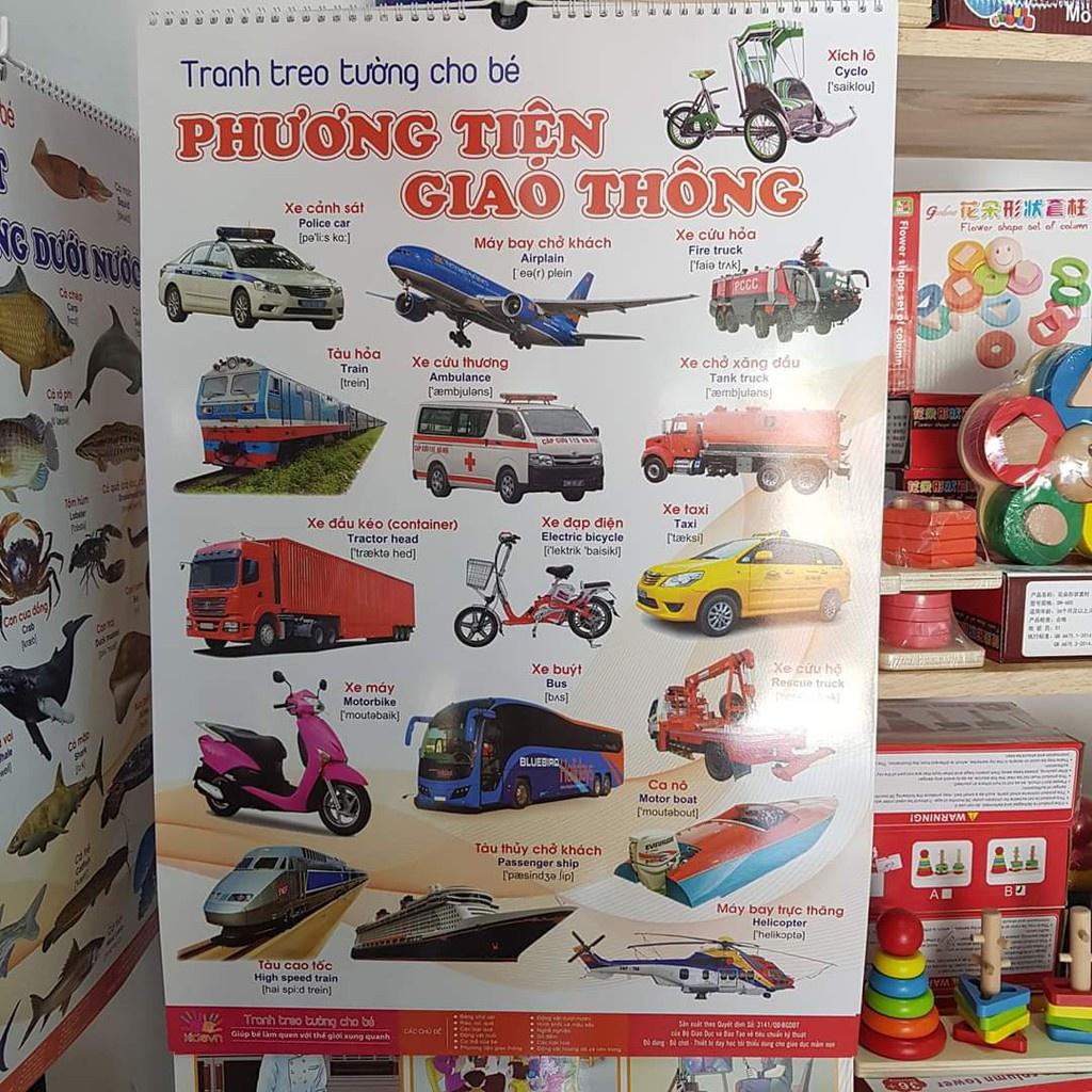 Tranh treo tường cho bé 14 chủ đề lò xo cheo