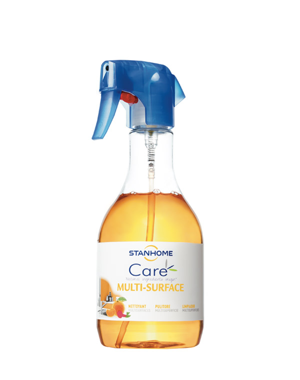 Xịt làm sạch đa năng bếp cho da nhạy cảm hương quýt, vải Stanhome Multi surface care mandarine &amp; litchi 500ml/chai