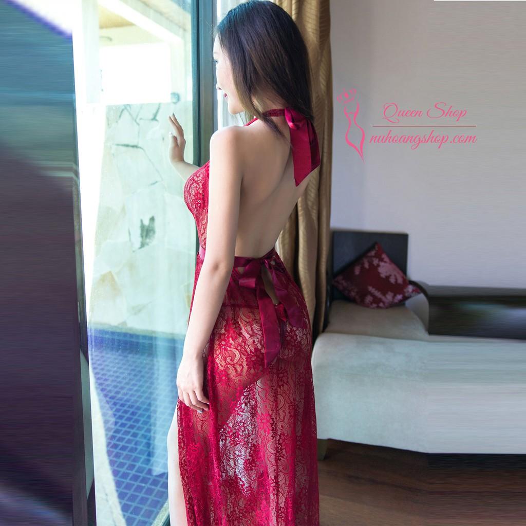 Váy ngủ gợi cảm VNS527- Váy ngủ dài siêu sang đẹp