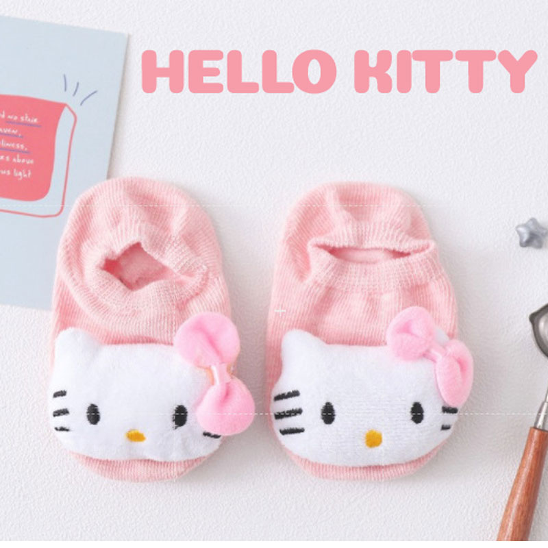 Tất Hình Thú Cổ Ngắn Chống Trơn Trượt Cho Bé Trai Bé Gái Siêu Dễ Thương