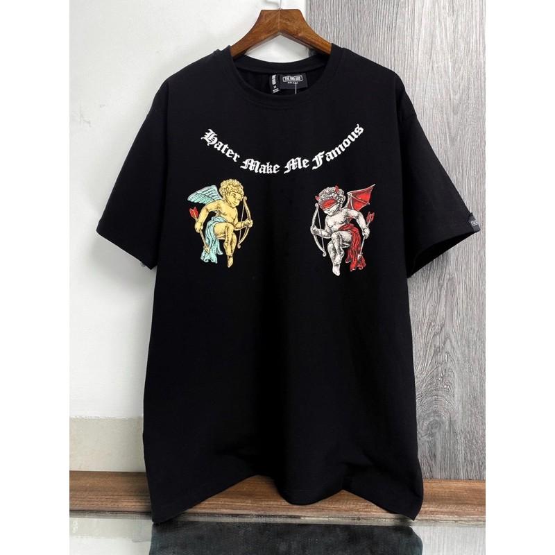 Áo thun thiên thần áo thun tay lỡ Hater the bad god