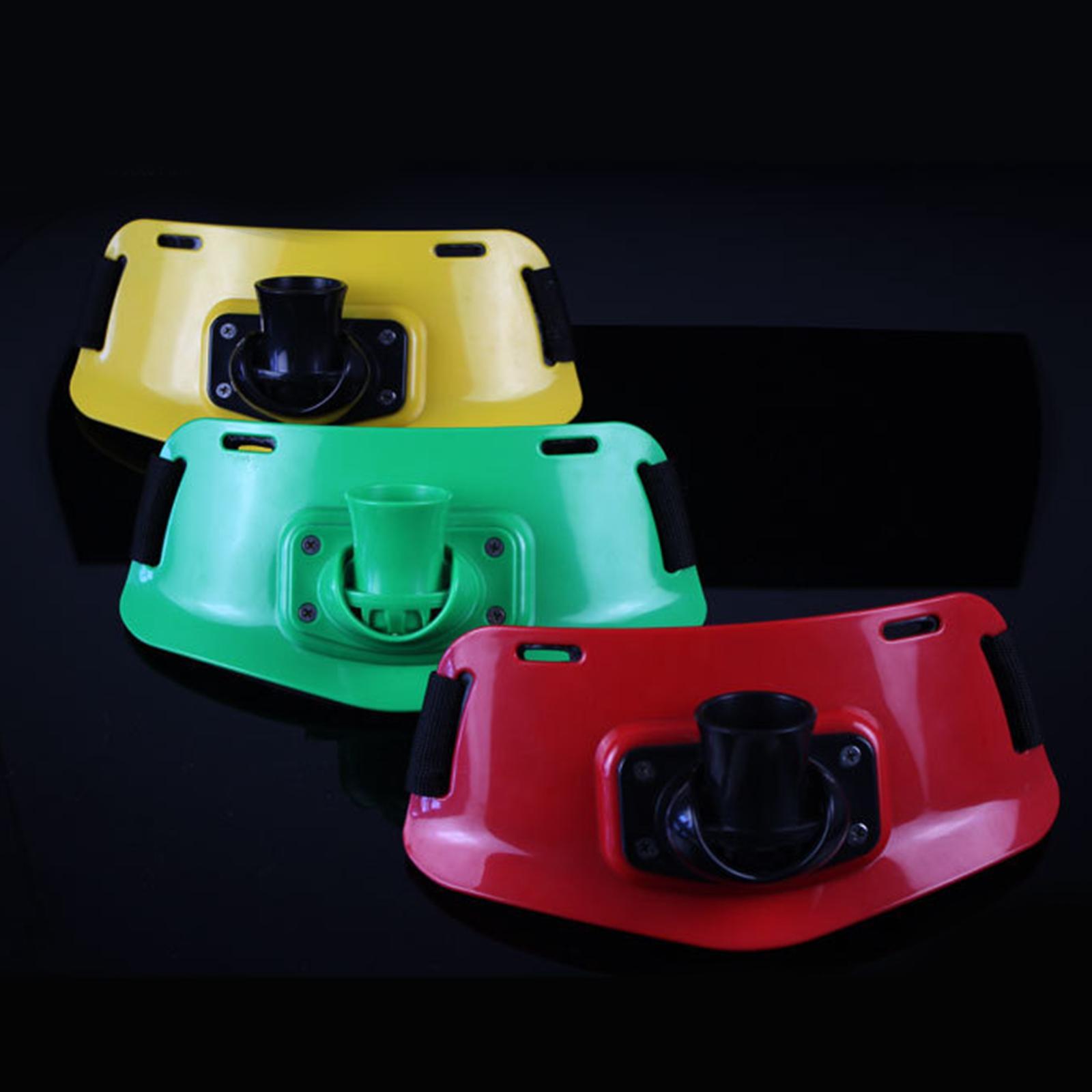 Fishing Waist Rod Holder ABS  Seawater Tackle Padded Red and Black