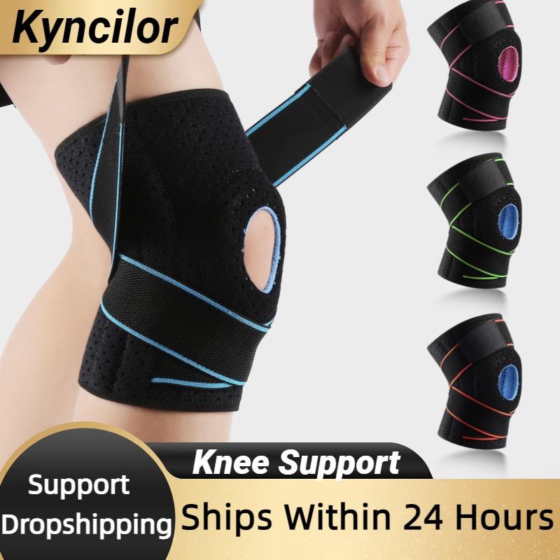 Thể dục Kneepad Băng có áp lực Áo KNEE Tấm đệm KNEE Viêm khớp Viêm Bảo vệ Thể thao Gear Bóng chuyền KNEE BRACE BRACE BRACE Color: AB051-PK