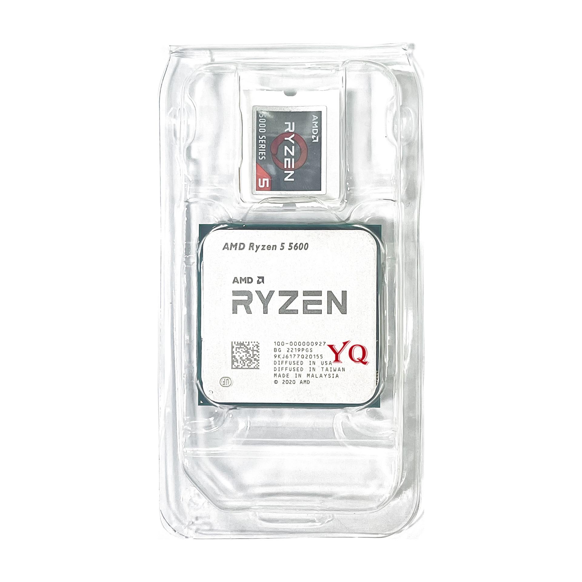 Mới AMD Ryzen 5 5600 R5 5600 3.5 GHz 6 Nhân Mười Hai Luồng Bộ Vi Xử Lý 7NM 65W L3=32M 100-000000927 Ổ Cắm AM4 KHÔNG QUẠT