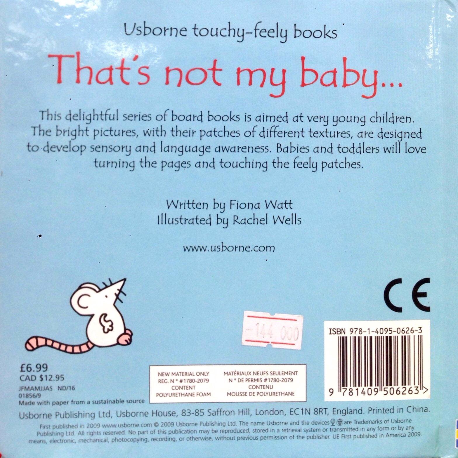 Usborne That's not my baby (boy)