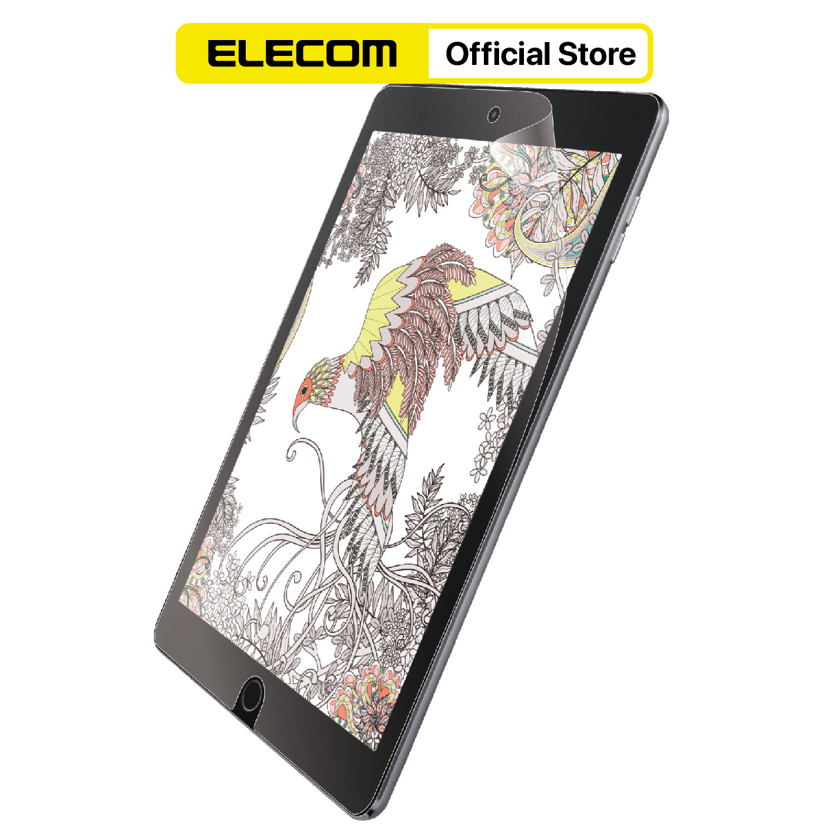 Miếng Dán màn hình dành cho iPad 9.7" Pro 2018 ELECOM TB-A18RFLAPLL-W Loại trơn - Hàng chính hãng