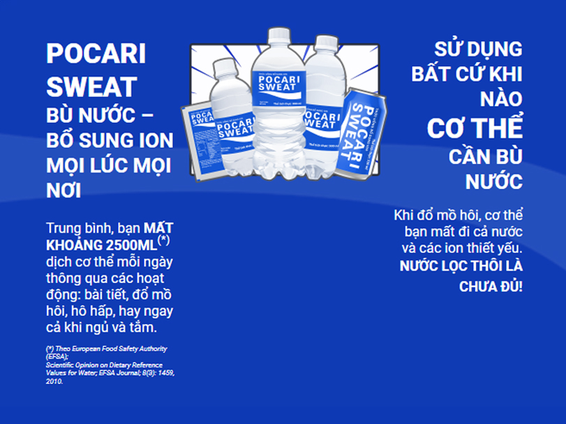 Thức uống bổ sung ion Pocari sweat dạng bột hộp 5 gói 13g