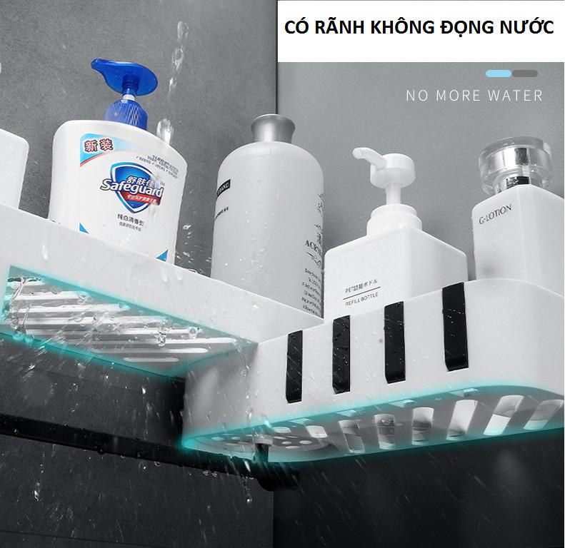 Kệ để đồ nhà tắm xoay 180 2 tầng sang trọng siêu chắc chắn, tiện dụng GD236-KNTXoay