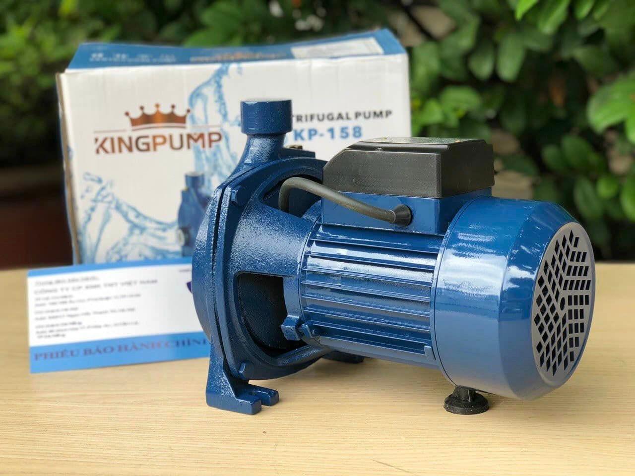 MÁY BƠM NƯỚC LY TÂM 750W KINGPUMP KP-158 - HÀNG CHÍNH HÃNG