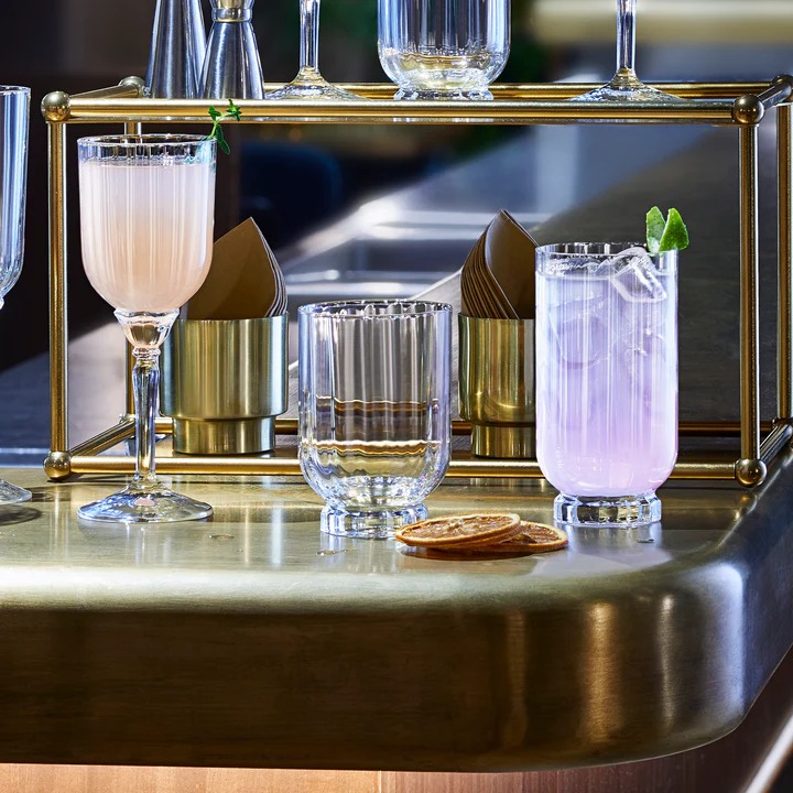 Bộ 6 ly thủy tinh cao cấp Florian 300ml, ly uống rượu vang, cocktail, nước trái cây nhập khẩu từ Ý, có hộp sang trọng thích hợp làm quà tặng