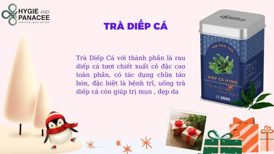 Trà hòa tan Diếp Cá Hygie - Hỗ trợ Trĩ, táo bón, đại tràng, đẹp da, suy giãn tĩnh mạch. Thơm ngon, dùng được cho người không ăn được diếp cá tươi
