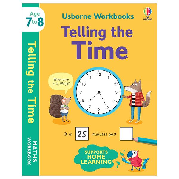 Usborne Workbooks Telling The Time 7-8