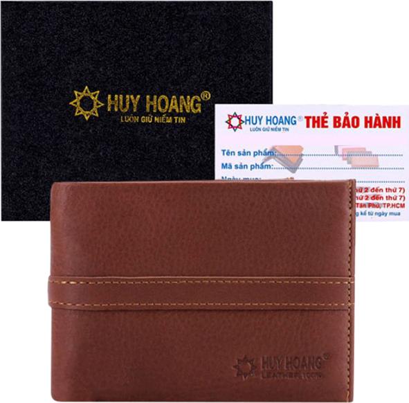 Ví Nam Sọc Ngang Huy Hoàng HT2131 - Da