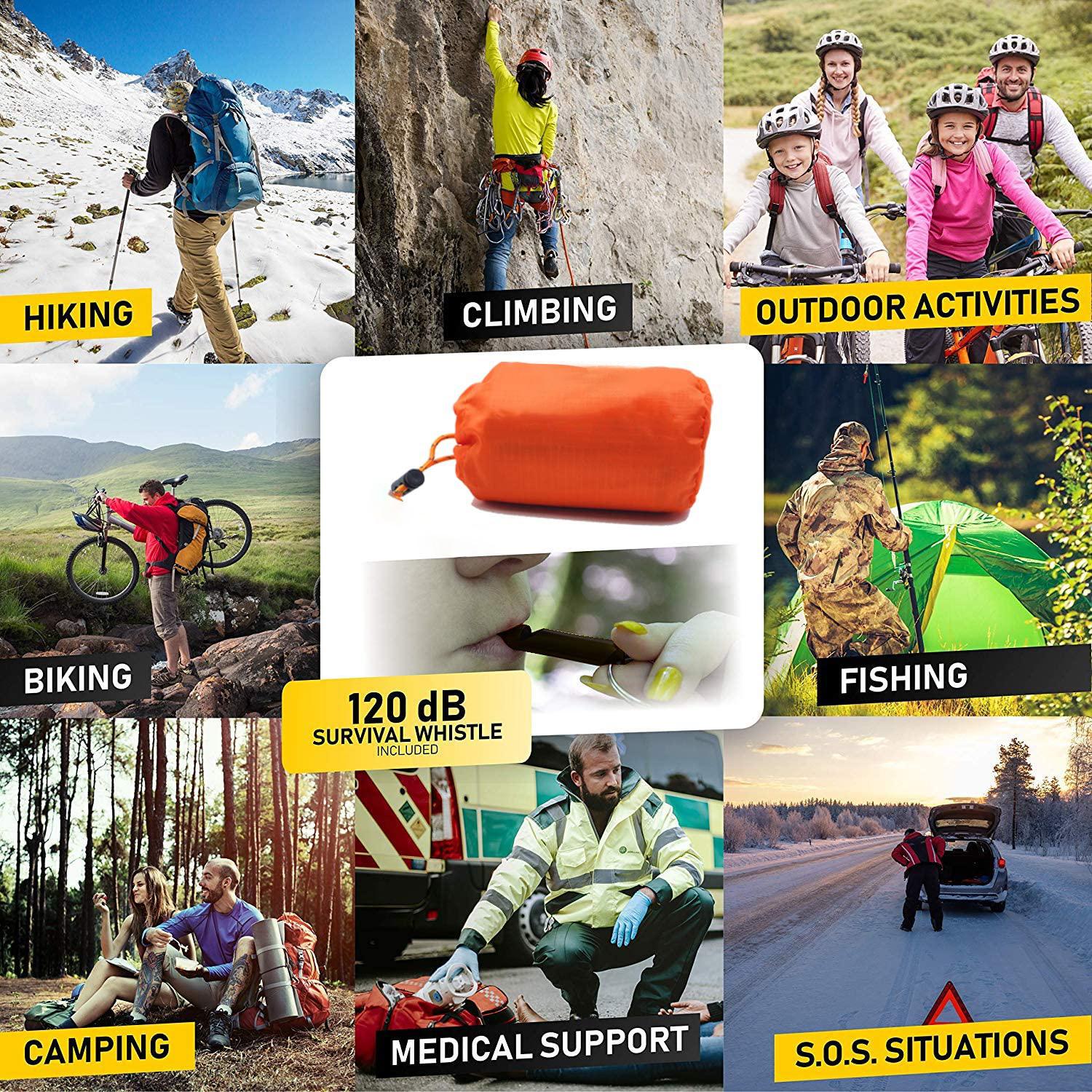 Khẩn Cấp-Đồ Sử Dụng Như Khẩn Cấp Bivy Bao, Sinh Tồn Túi Ngủ Trưa, Túi Ngủ Mylar Khẩn Cấp Chăn