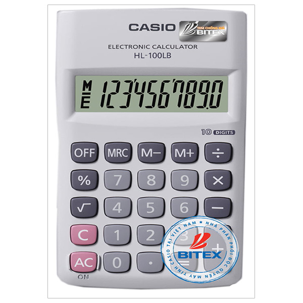 Máy tính Casio HL-100LB-W-DP