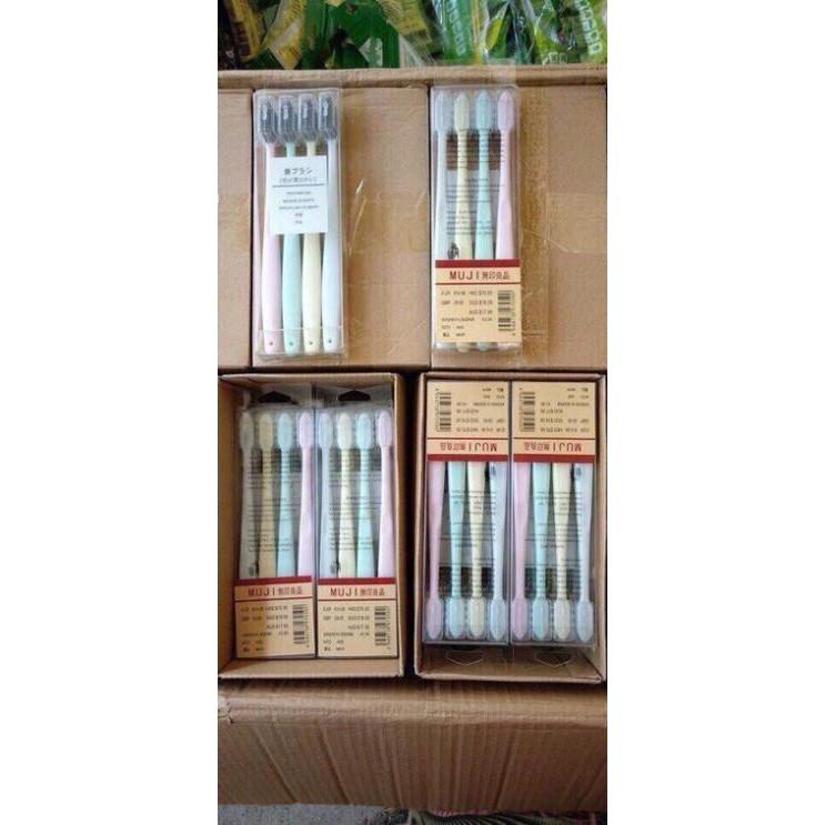 Set 4 bàn chải Muji công nghệ Nano