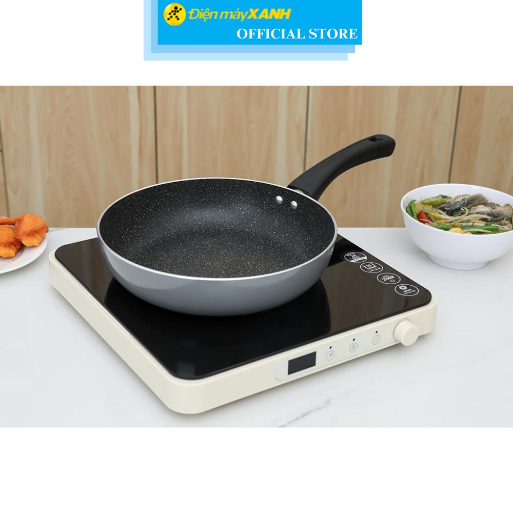 Chảo nhôm chống dính vân đá đáy từ 24 cm Elmich Colosseum Y1 EL-3719 Xám