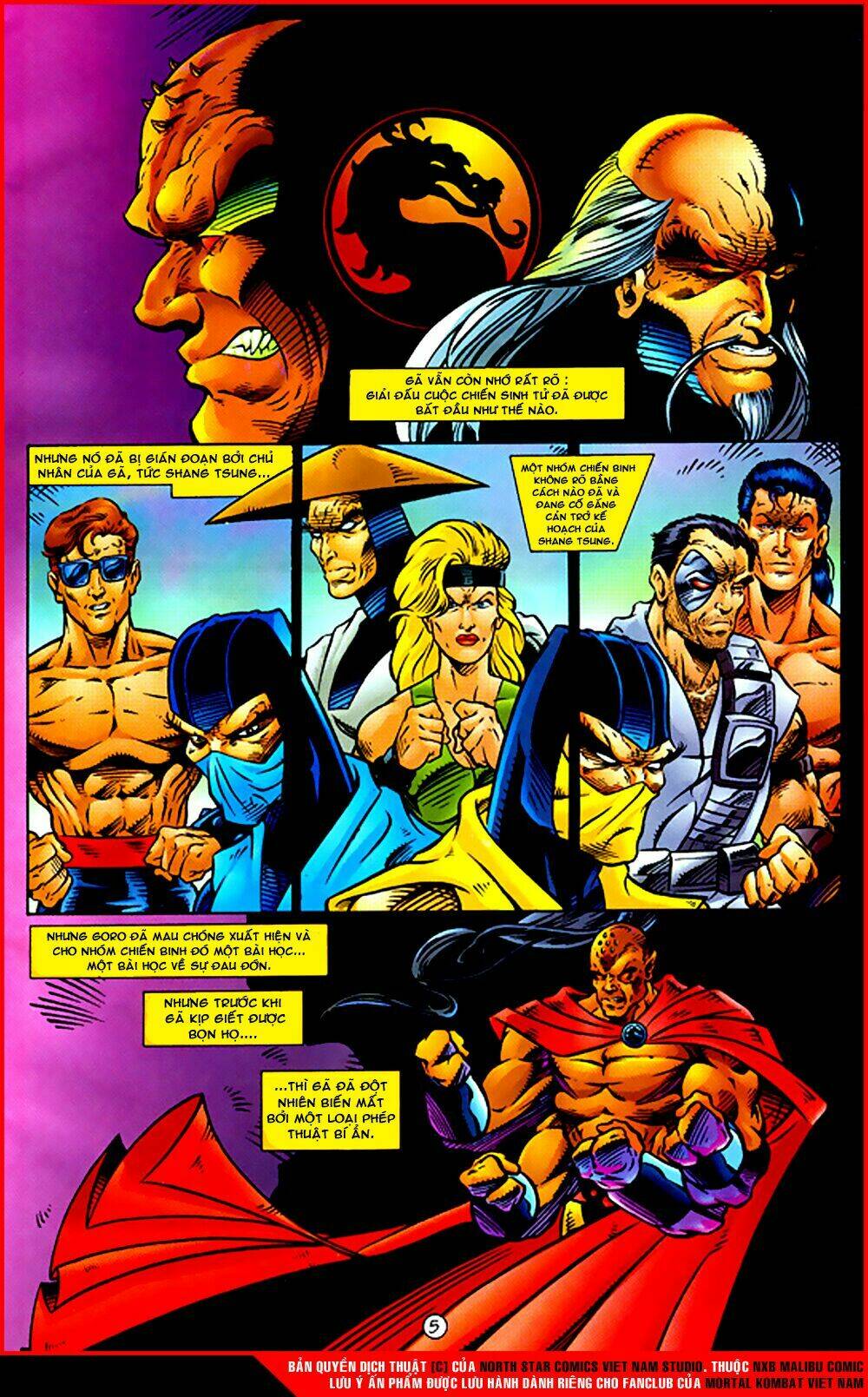 mortal kombat malibu comic chapter 1 5