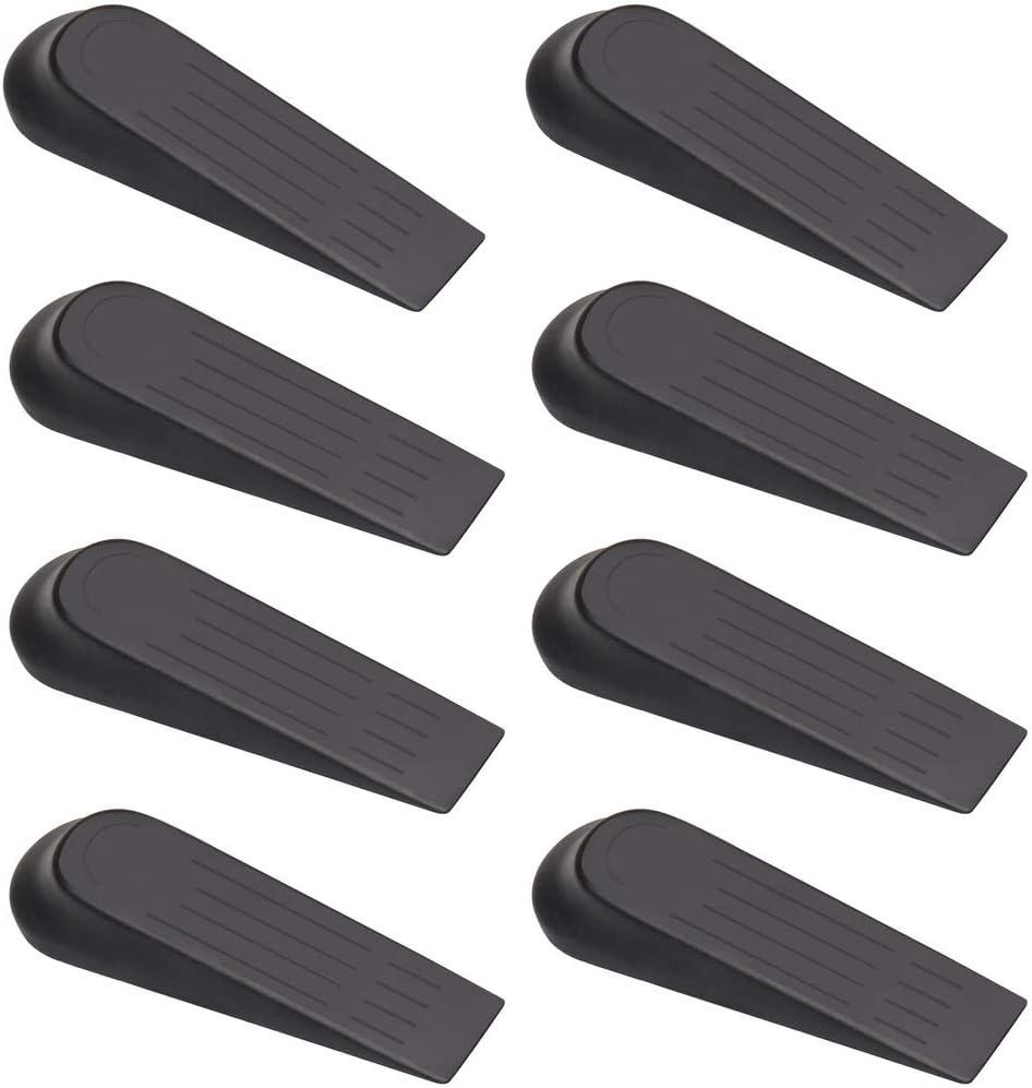 8 PCS Bộ giá đỡ sàn Cửa sàn, Cửa không có sàn nhựa có giá đỡ chiều cao có thể điều chỉnh để giảm tiếng ồn Ngăn chặn Đóng cửa bảo vệ tường