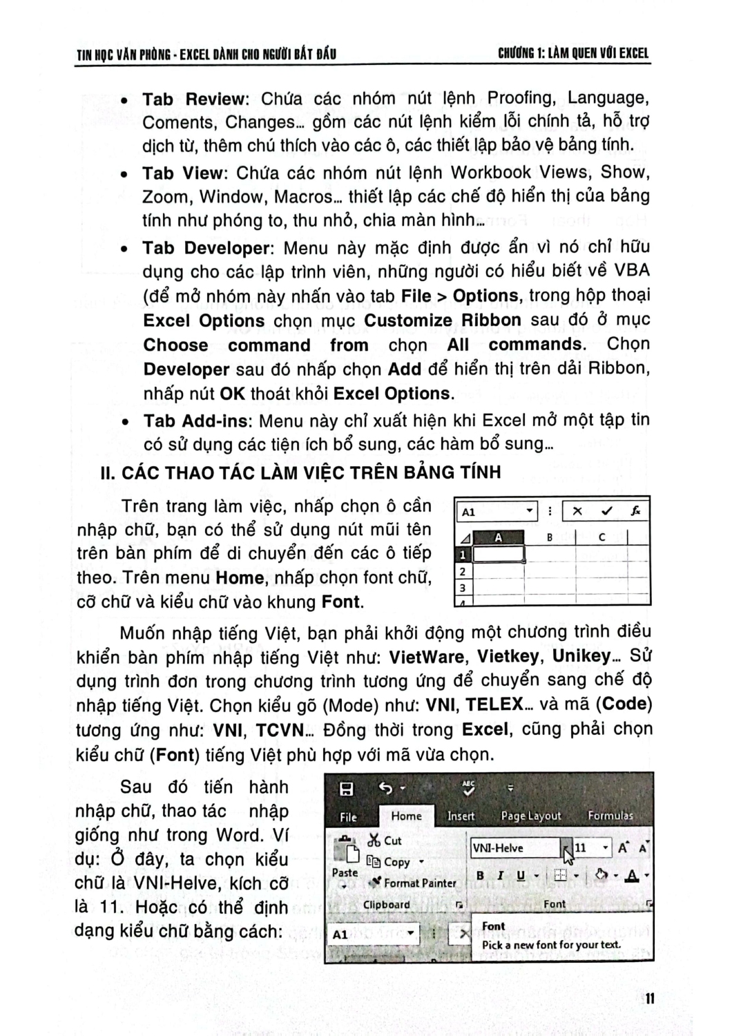 Tin Học Văn Phòng - Excel Dành Cho Người Bắt Đầu (Phần Cơ Bản - Tái Bản) (STK)