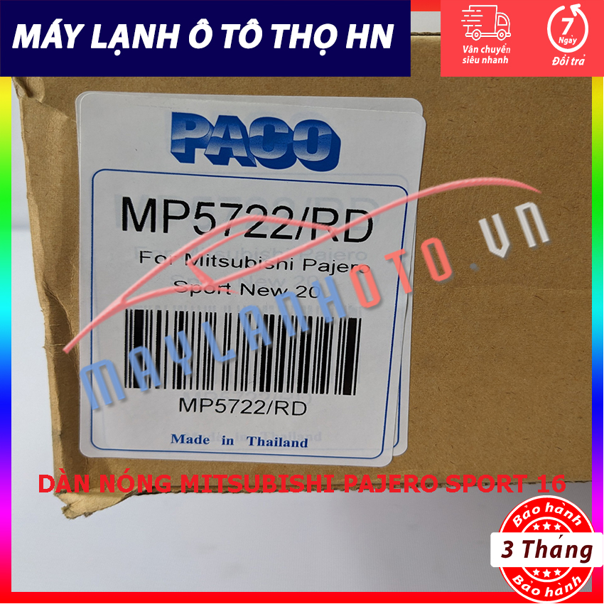 Dàn nóng Mitsubishi Pajero Sport 2016 Hàng xịn Thái Lan