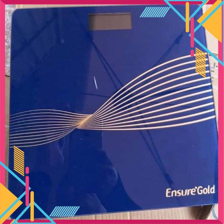 CÂN SỨC KHỎECÂN ĐIỆN TỬ SỨC KHỎE ENSURE GOLD MÀU XANH ĐO CHỈ SỐ CƠ THỂ KIỂM SOÁT ĂN UỐNG CÓ ĐÈN LED TIỆN DỤNG
