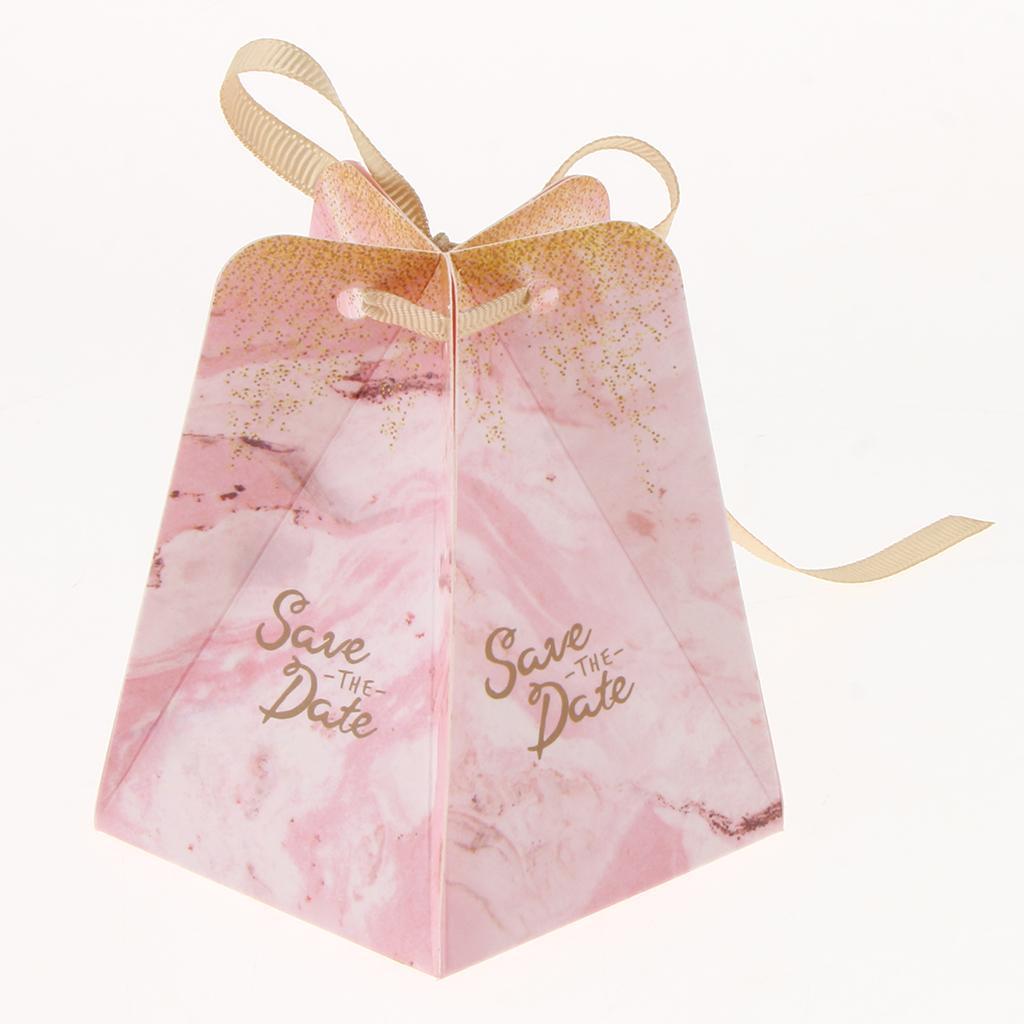 10pcs Romantic Wedding Paper Candy Boxes Gifts Boxes Wedding Party Favor