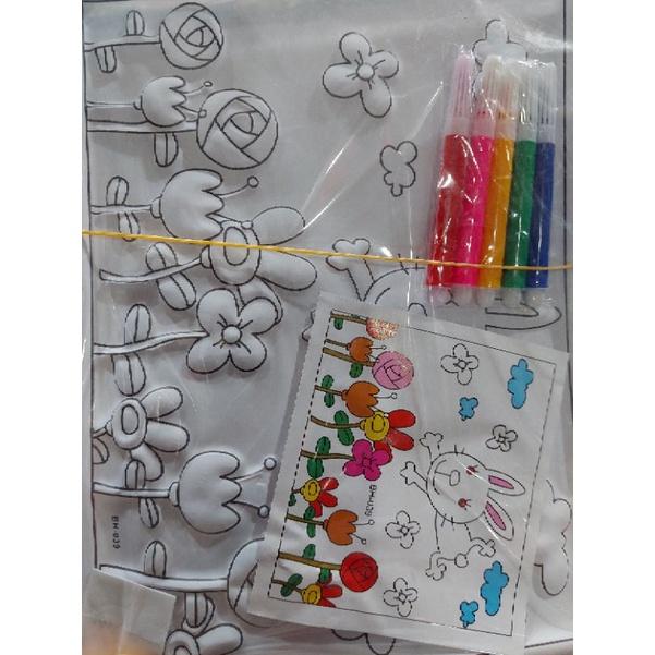 Tranh nhựa 3D tô màu cho bé