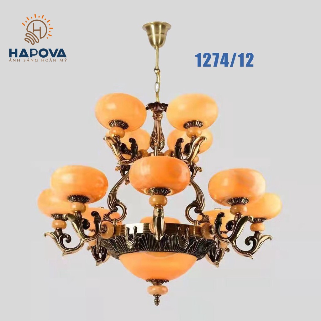 Đèn chùm cổ điển HAPOVA BECK 1274/12