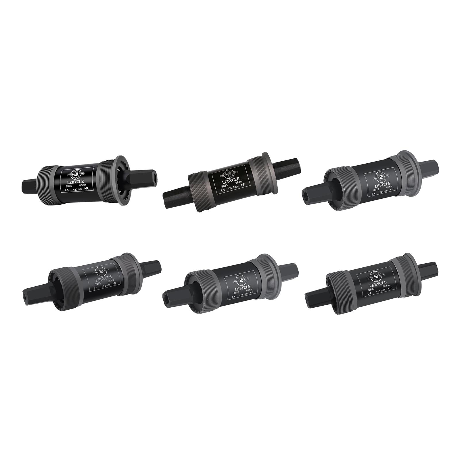 Bike Square Taper Cartridge Sealed Bearing Bottom Bracket for 68mm Frame Bicycle Threaded Bottom Brackets Replacement